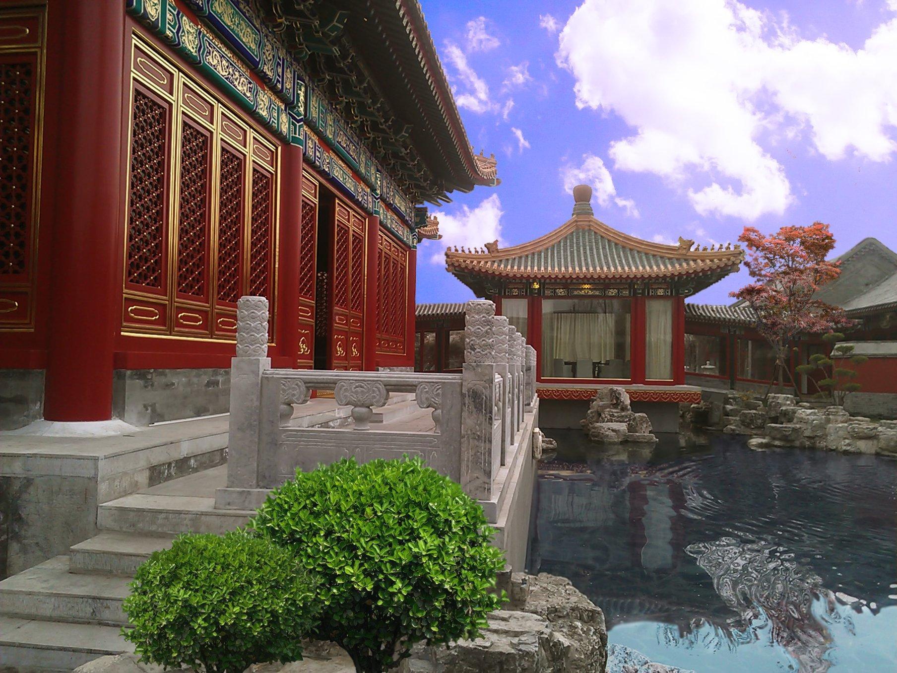 Lv Garden Huanghuali Art Galery Beijing Hotel Yinjiafu Esterno foto