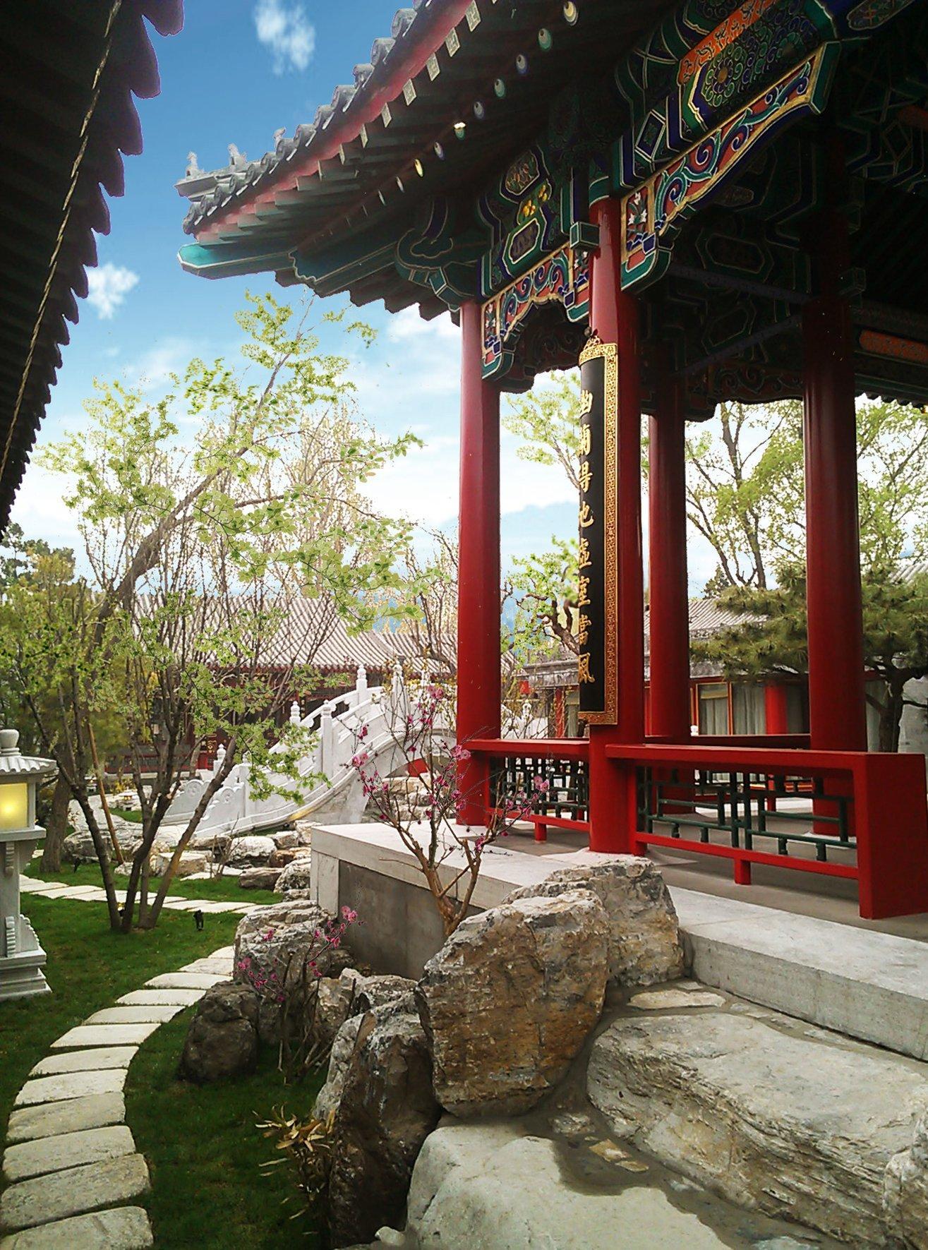 Lv Garden Huanghuali Art Galery Beijing Hotel Yinjiafu Esterno foto